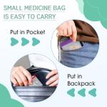Chic Travel Pill Pouch Set - 14 Pieces