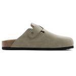 VIVASUN Grey Suede Clogs with Arch Support