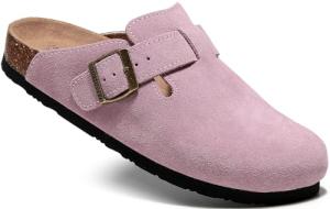 Pink Arch Support Clogs and Mules for Women