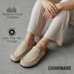 CUSHIONAIRE Fondu Leather Mule Clogs for Women