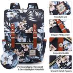YGR Floral Laptop Backpack for Women - Lotus Leaf