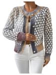 Colorful Cropped Cardigan for Trendy Fall Style