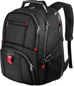 YOREPEK Large Black Laptop Backpack for Travel
