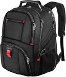 YOREPEK Large Black Laptop Backpack for Travel