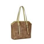 Vegan Leather Tote Bag for Women - Mushroom