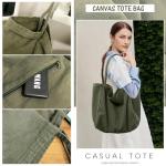 YAVCOOL Women's Large Canvas Tote Bag