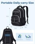 BAGSMART 15.6 Inch Travel Laptop Backpack - Black