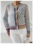 Colorful Cropped Cardigan for Trendy Fall Style