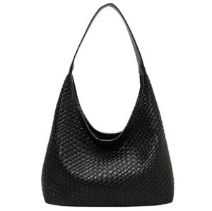 Elegant Woven Leather Tote Bag for Women