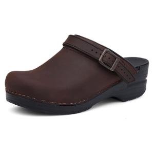 Dansko Ingrid Women's Sling Back Clog - Antique Brown