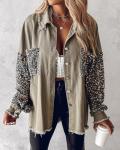 Chic Oversized Sequin Denim Jacket for Women