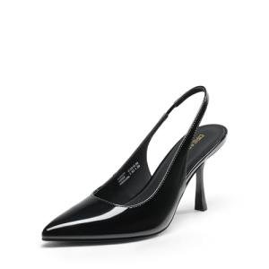 Elegant Black Slingback Stiletto Heels for Women