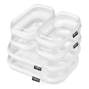 Clear Zipper Case Set for Travel and Storage