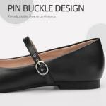 Mary Jane Ballet Flats for Women – Adjustable Comfort