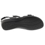 Easy Spirit Hartwell Black Leather Casual Sandals