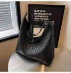 Elegant Woven Leather Tote Bag for Women
