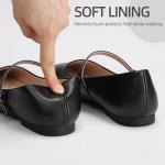 Mary Jane Ballet Flats for Women – Adjustable Comfort