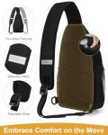 Trendy Waterproof Sling Bag for Everyday Adventures