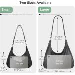 NIUEIMEE ZHOU Vegan Leather Foldable Shoulder Bag