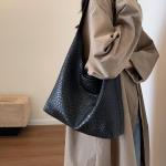 Elegant Woven Leather Tote Bag for Women