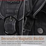 Angel Kiss Black Vegan Leather Hobo Bag