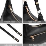 NIUEIMEE ZHOU Vegan Leather Foldable Shoulder Bag