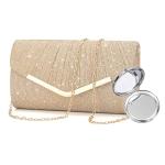 STWPYL Women's Clutch Purse with Chain Strap