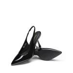 Elegant Black Slingback Stiletto Heels for Women