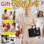 Stylish Black Canvas Tote Bag with Compartments