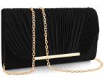 TINDTOP Black Evening Clutch Purse for Women