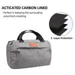 Firedog Travel Smell Proof Bag in Grey