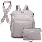 Stylish Convertible Backpack Purse with Tassel