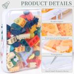 Clear Zipper Pouches - Travel Makeup & Organizers