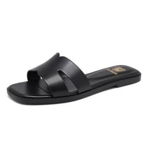 Stylish Open Toe Flat Slide Sandals for Summer