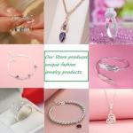 Brilliant 925 Silver Magic Eye Heart Ring