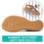 Alicegana Women's Jeweled Comfort Sandals for Summer