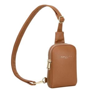 INICAT Women's Lightweight Vegan Leather Sling Bag