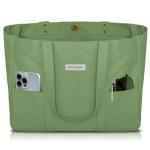 HOMESPON Large Women's Canvas Tote Bag - Green