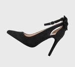 Elegant Bowtie Ankle Strap High Heels for Weddings