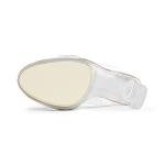 DREAM PAIRS Clear Two Strap Block Heel Sandals