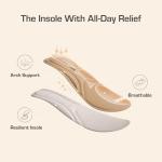 DREAM PAIRS Women’s Nude Block Heel Pumps