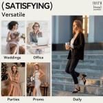 IDIFU Black Strappy Heels for Women