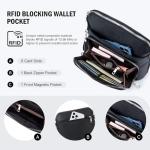 Roulens Women's Vegan Leather Crossbody Bag with Tassel