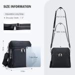 Roulens Women's Vegan Leather Crossbody Bag with Tassel