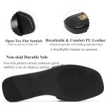 Stylish Open Toe Flat Slide Sandals for Summer