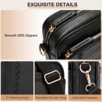 Marvolia Women's Soft Vegan Leather Crossbody Bag