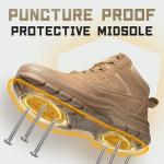 Furuian Lightweight Steel Toe Work Boots for All