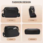 Marvolia Women's Soft Vegan Leather Crossbody Bag