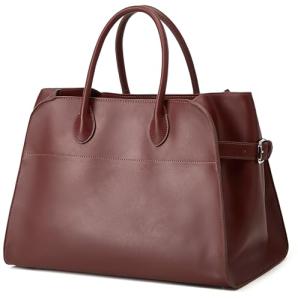 Trendy Large Vegan Leather Tote Bag for Women