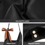 Montana West Slouchy Hobo Bag with Scarf